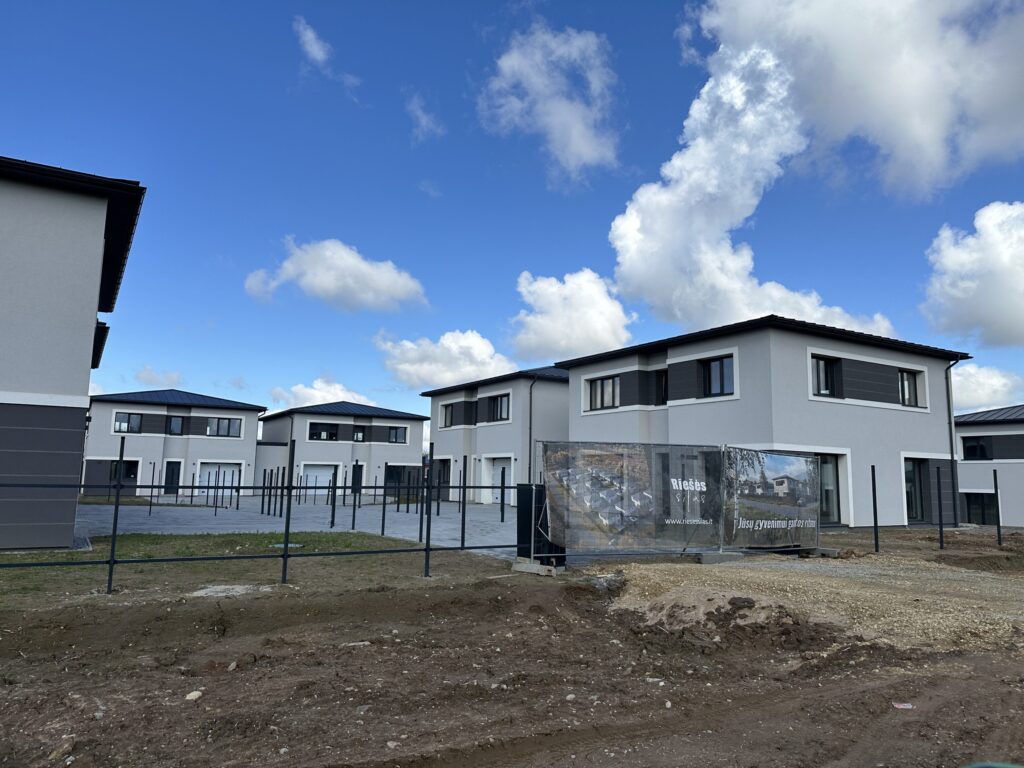 Riešės šilas (Verbų g. 35A, 35B, 35C, 35D, 35E, 35F, 35G, 35H, 35I, Didžiosios Riešės k.) - Private house community - construction photos