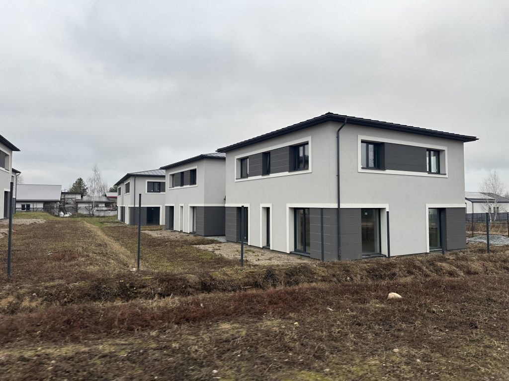 Riešės šilas (Verbų g. 35A, 35B, 35C, 35D, 35E, 35F, 35G, 35H, 35I, Didžiosios Riešės k.) - Private house community - construction photos