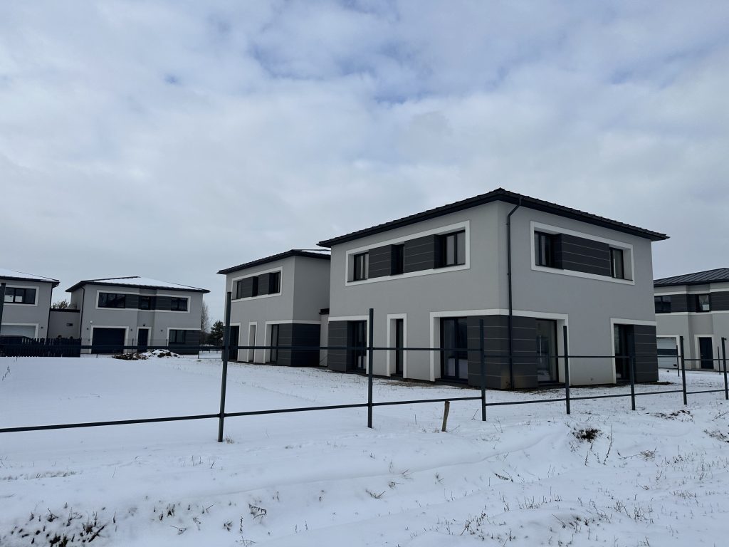 Riešės šilas (Verbų g. 35A, 35B, 35C, 35D, 35E, 35F, 35G, 35H, 35I, Didžiosios Riešės k.) - Private house community - construction photos