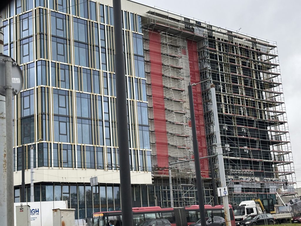 P 70 Verslo centras (Žirmūnų g. 70E) - Office center - construction photos