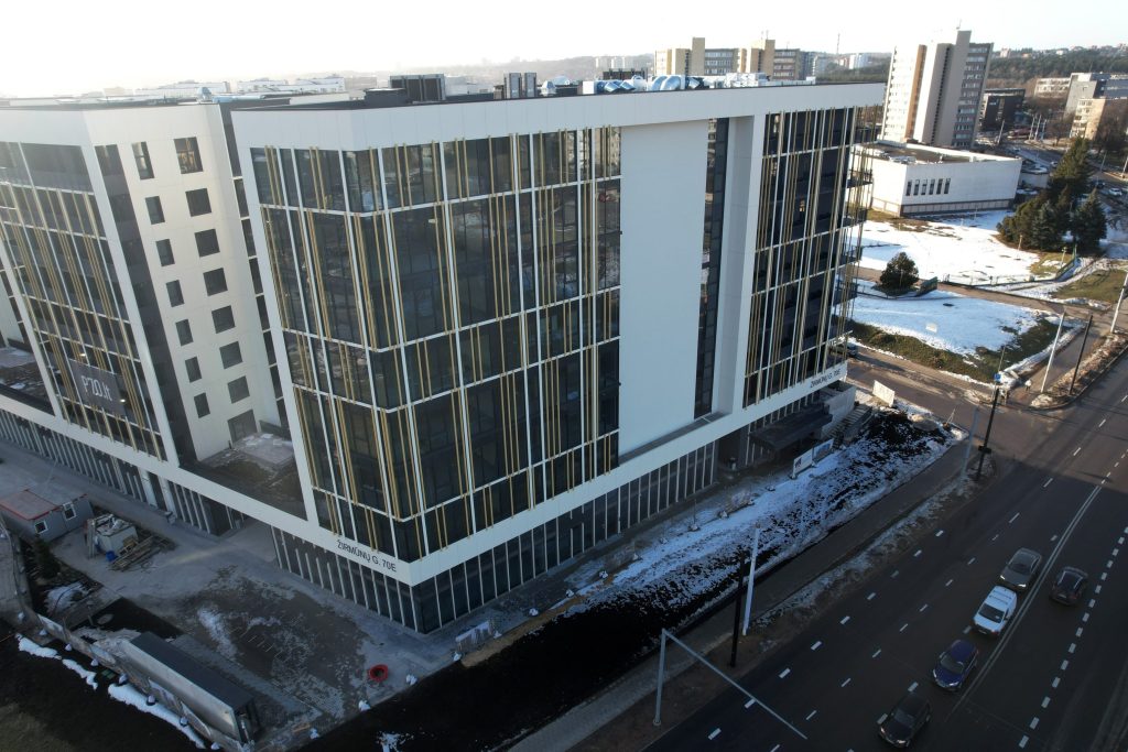 P 70 Verslo centras (Žirmūnų g. 70E) - Office center - construction photos