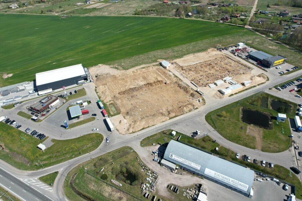 Sendvario g. 12 (Sendvario g. 12, Sudmantų k.) - Shopping center - construction photos