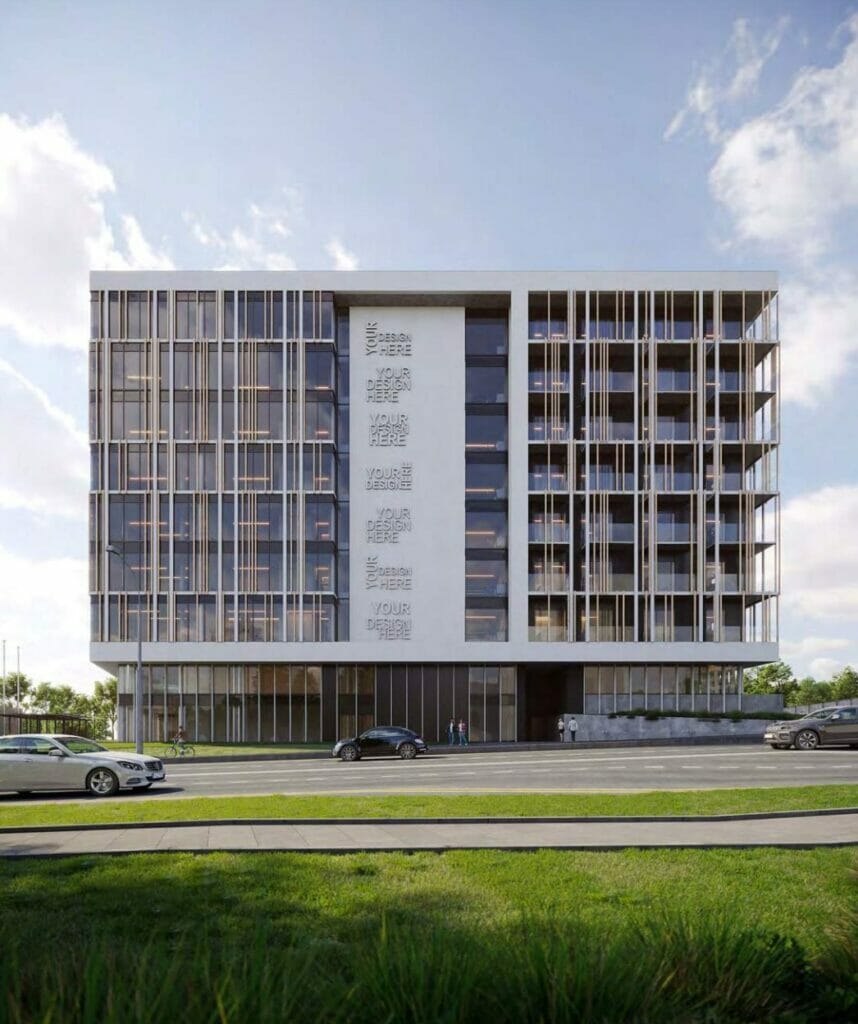 P 70 Verslo centras (Žirmūnų g. 70E) - Office center - visualization