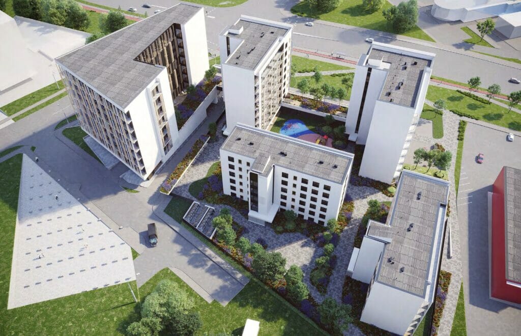 P 70 Verslo centras (Žirmūnų g. 70E) - Office center - visualization