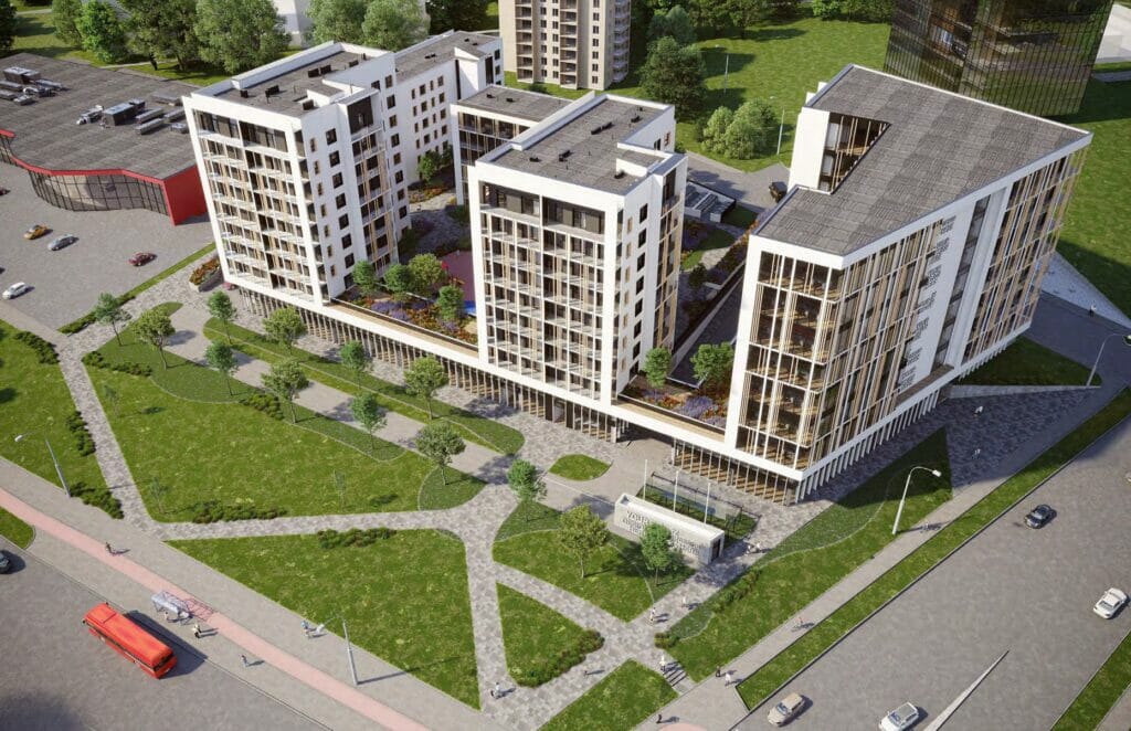 P 70 Verslo centras (Žirmūnų g. 70E) - Office center - visualization