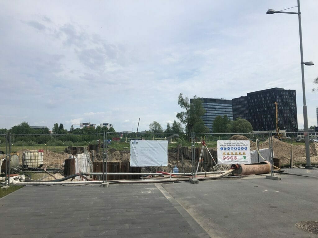 New Hanzas City teritorijas infrastruktūras izbūve - 3.kārta (Gustava Kluča iela, Vilhelma Ostvalda iela) - Street - construction photos