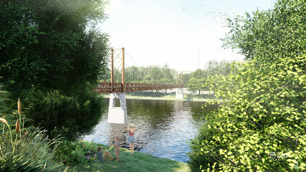 Elektrinės tilto rekonstrukcija (Elektrinės g.) - Bridge - visualization