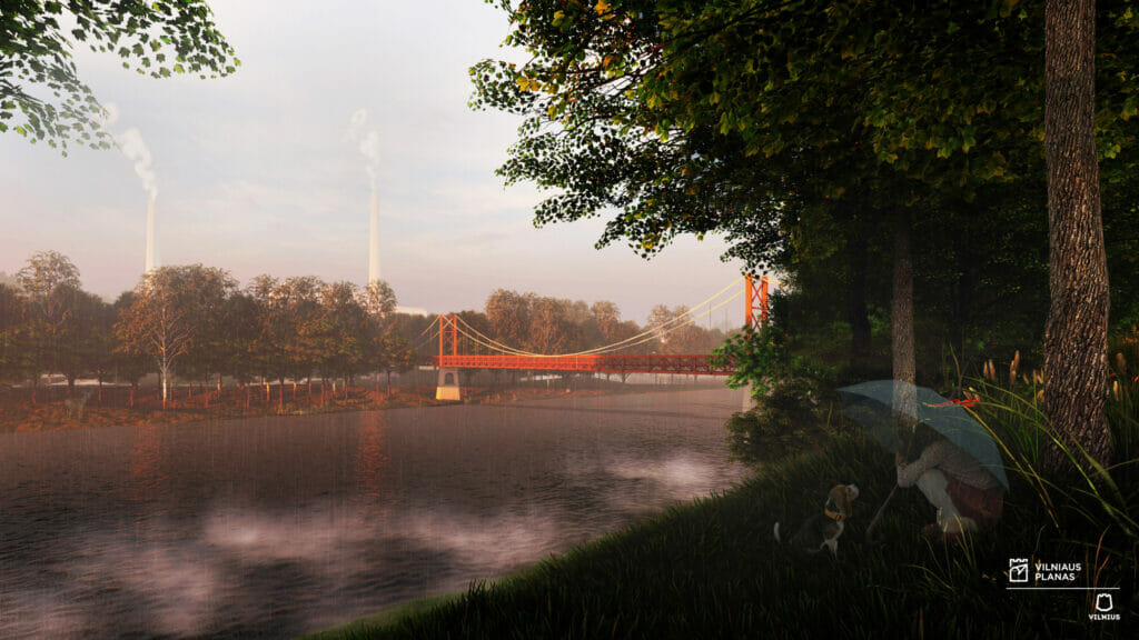 Elektrinės tilto rekonstrukcija (Elektrinės g.) - Bridge - visualization