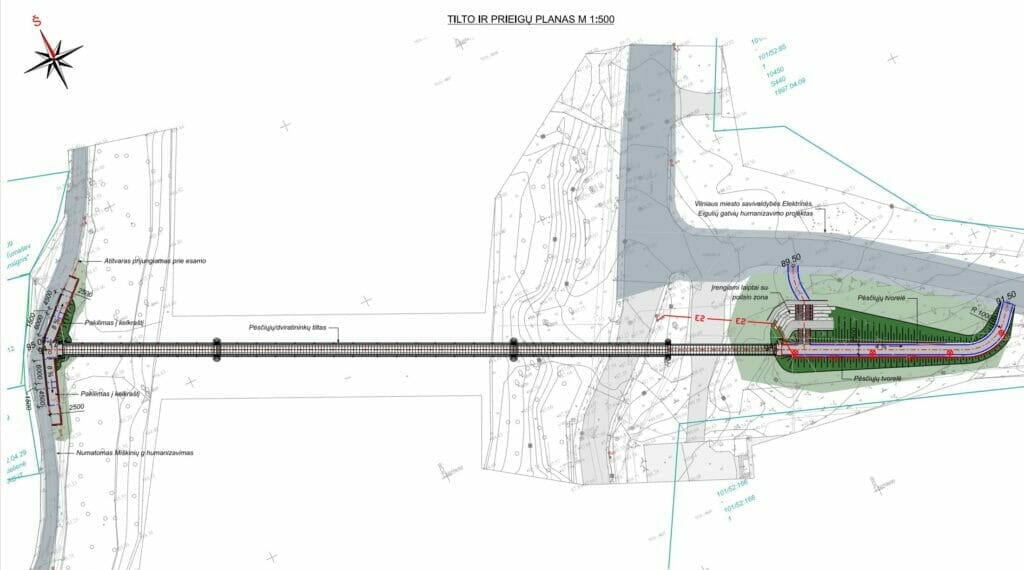Elektrinės tilto rekonstrukcija (Elektrinės g.) - Bridge - visualization