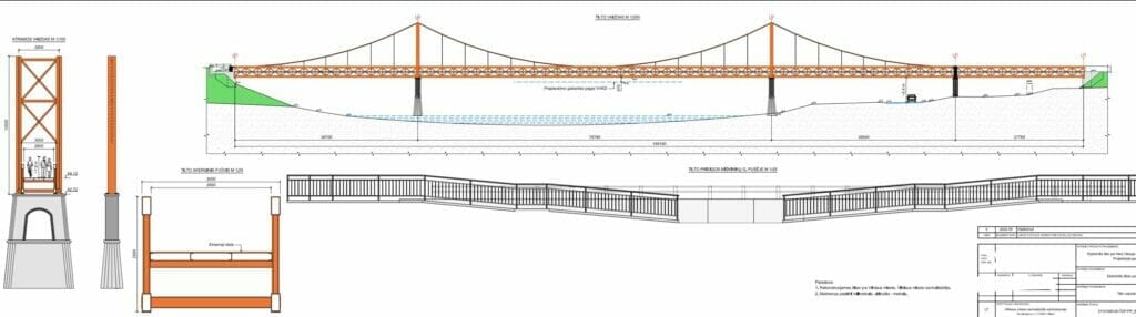 Elektrinės tilto rekonstrukcija (Elektrinės g.) - Bridge - visualization