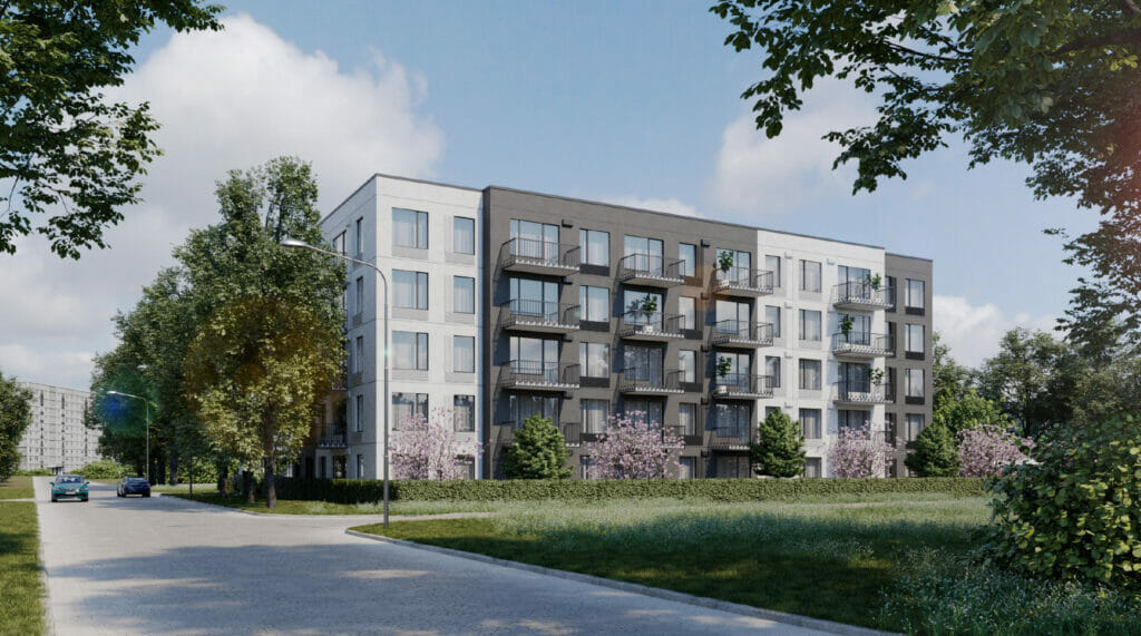 Dārzciema liepas (Franča Trasuna iela 17) - Korterelamu - visuaalne