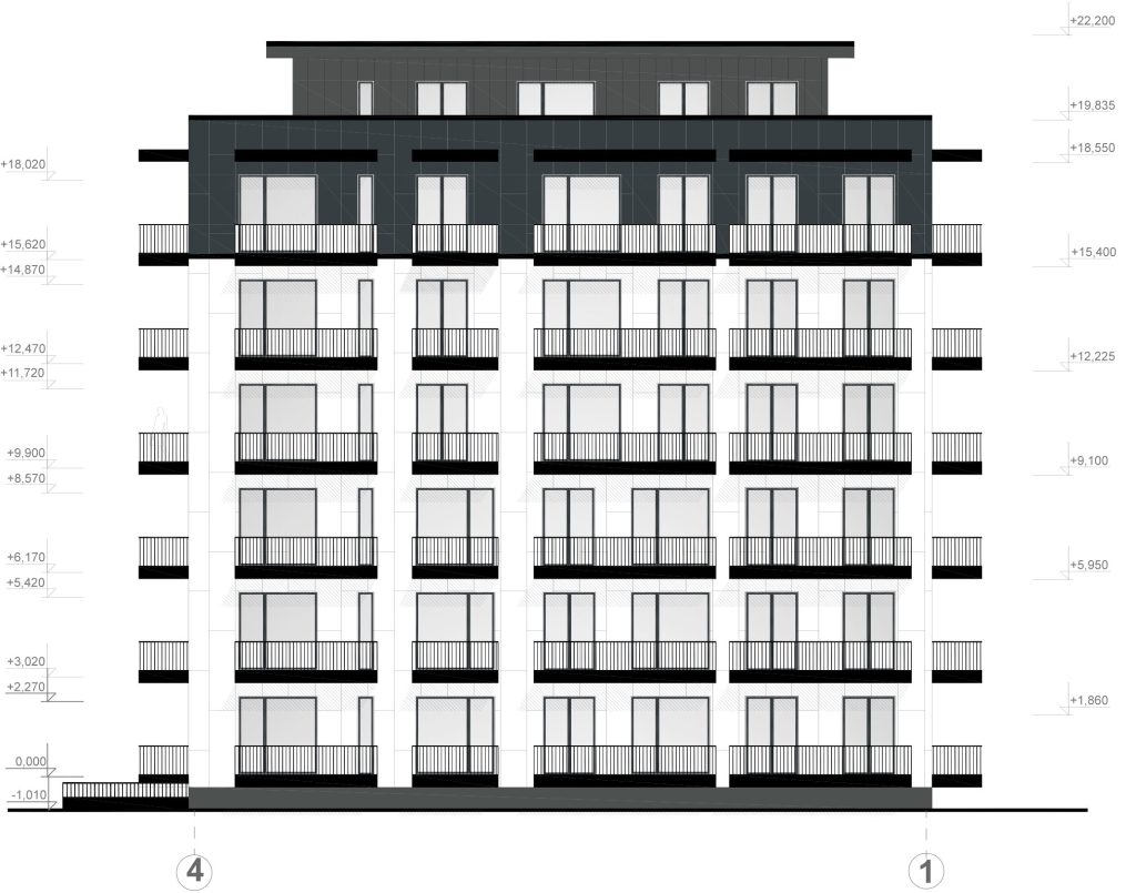 Gardenes iela 2 - "B" ēka (Gardenes iela 2) - Daugiabutis - vizualizacija