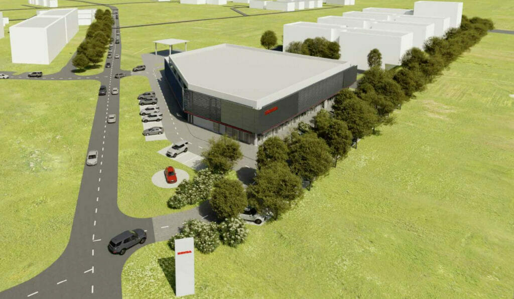 Honda centras Arimų g. (Arimų g. 69) - Showroom / Service center - visualization