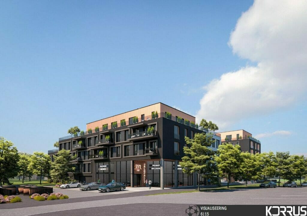 Jalgpalli 7, 11, 13, 15, 17 (Jalgpalli 7, 11, 13, 15, 17) - Multi apartment, Other commercial - visualization