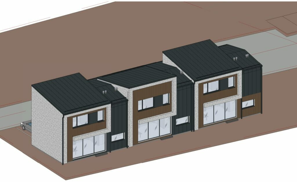 Knypavos g. 8 (Knypavos g. 8) - Row housing - visualization