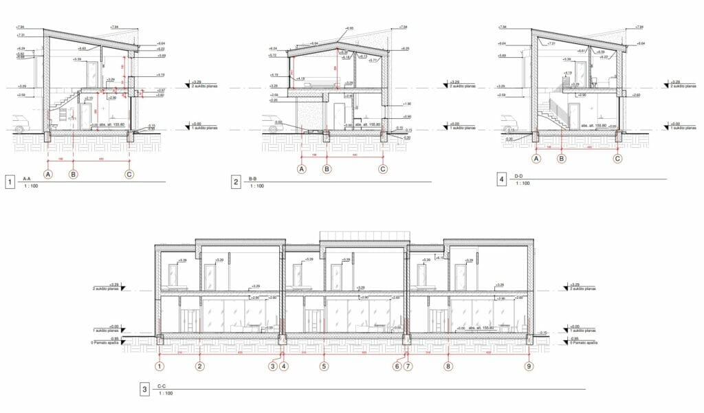 Knypavos g. 8 (Knypavos g. 8) - Row housing - visualization