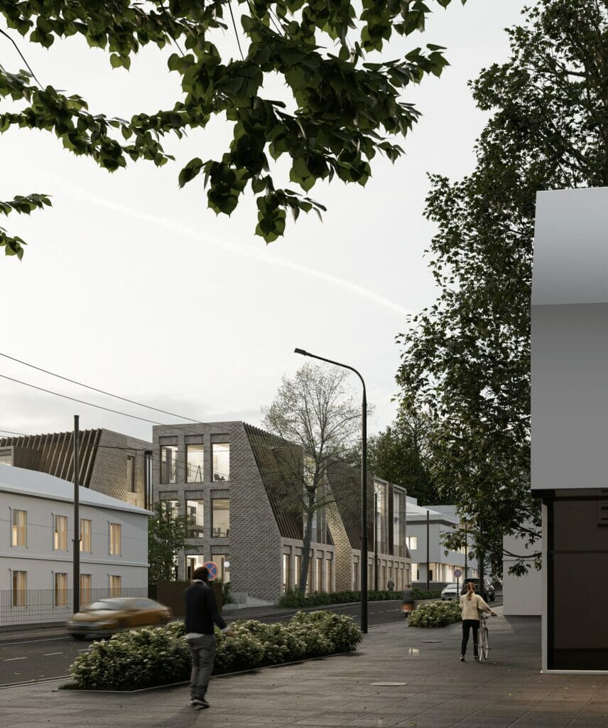 L34 (Lenktoji g. 34) - Office center - visualization