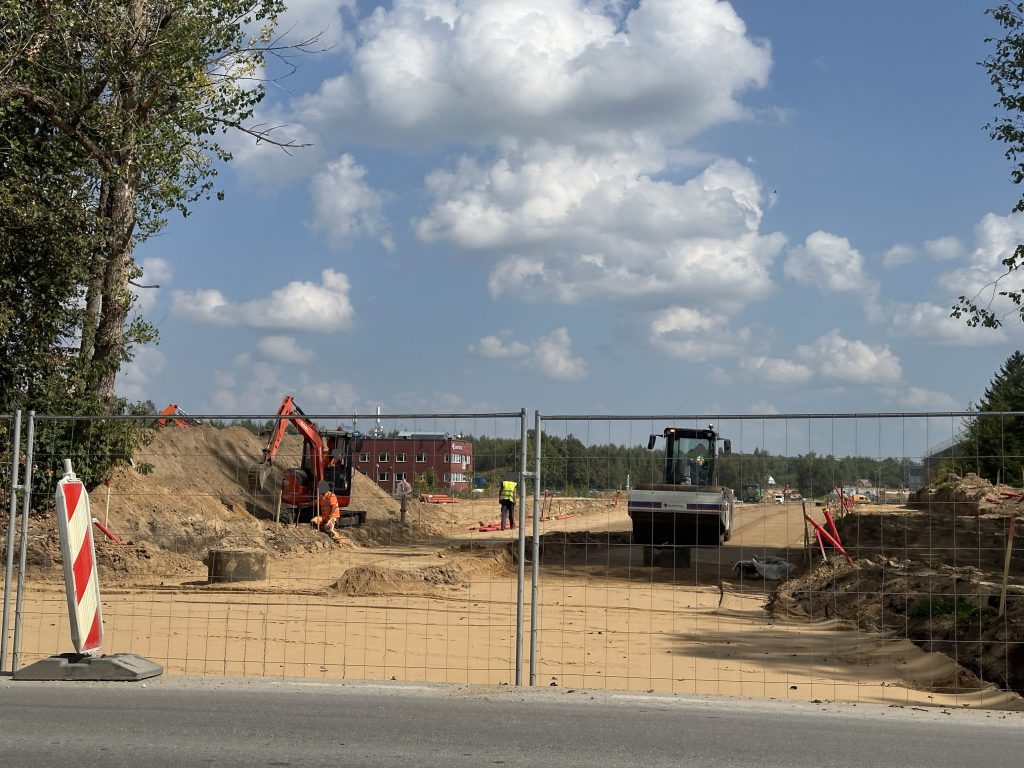 Ditvos g. (Ditvos g.) - Bike path, Street - construction photos
