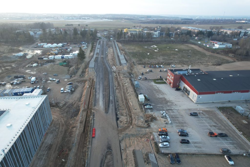 Ditvos g. (Ditvos g.) - Bike path, Street - construction photos