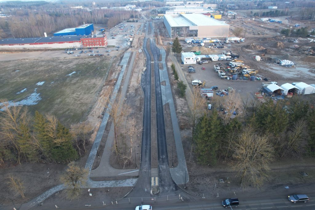 Ditvos g. (Ditvos g.) - Bike path, Street - construction photos