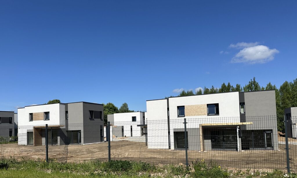 Pupojų parkas 2 etapas (namai 4 - 9) (Skaisterių g. 9, 11, 13, 15, 17, 19) - Row housing - construction photos