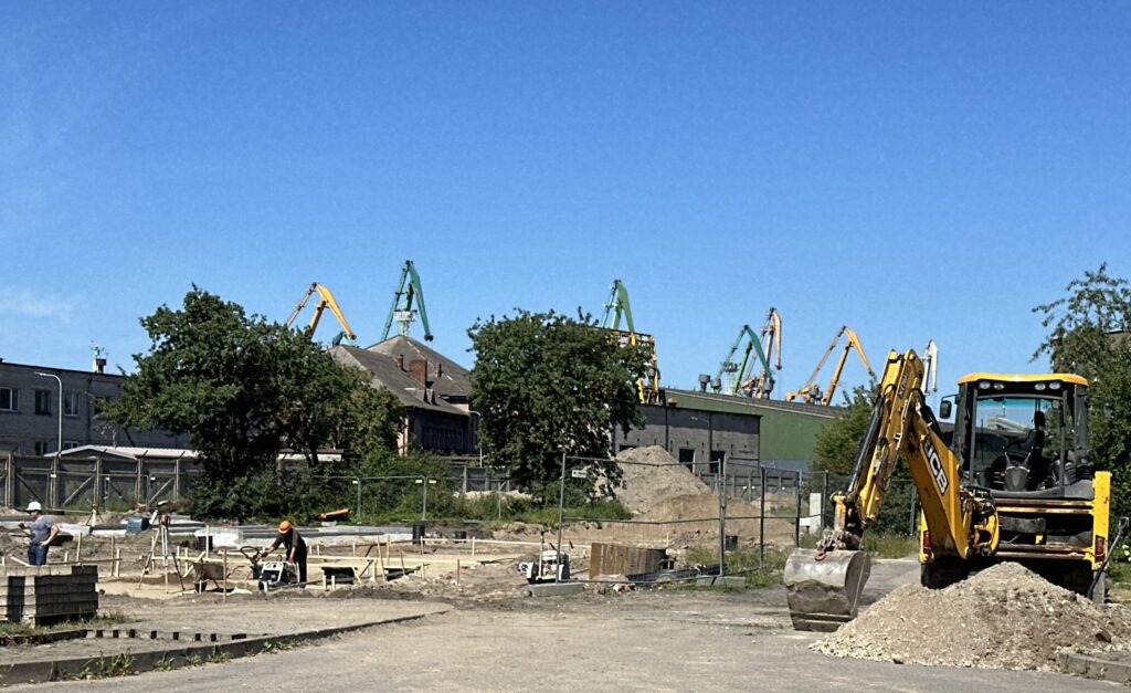 Rankinė plovykla Gulbių g. (Gulbių g. 1) - Car wash - construction photos