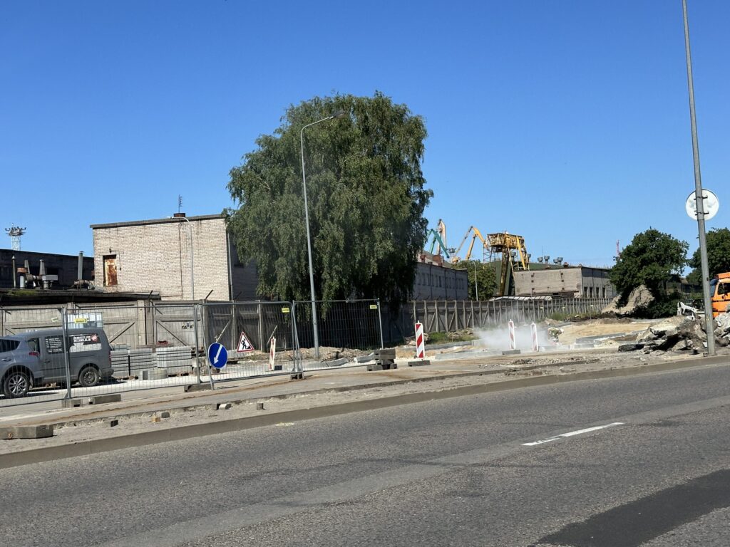 Švyturio g. atkarpa iki Naujoji Uosto gatvės (Švyturio g.) - Road - construction photos