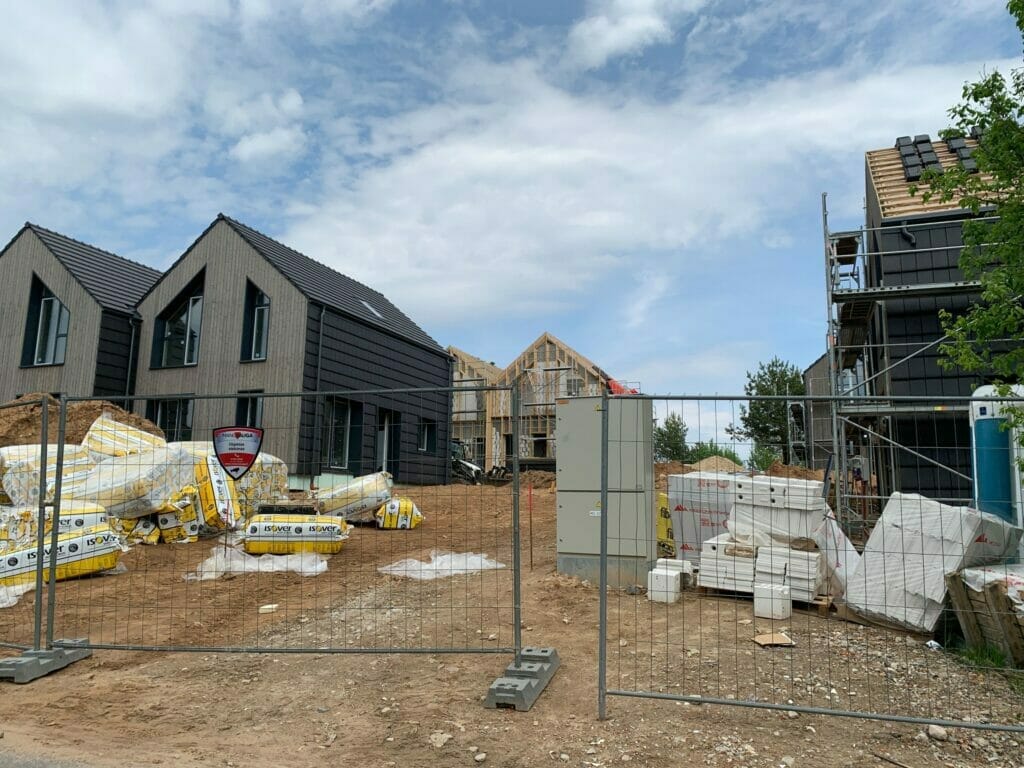 Tarandės pasaka (Mykolo Šulco g. 15, 17, 19, 21) - Rindu mājas - būvdarbu attēli