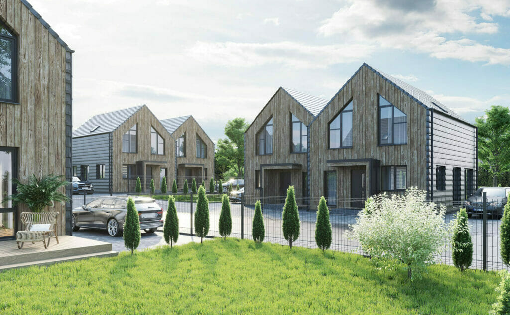 Tarandės pasaka (Mykolo Šulco g. 15, 17, 19, 21) - Rindu mājas - vizualizācija