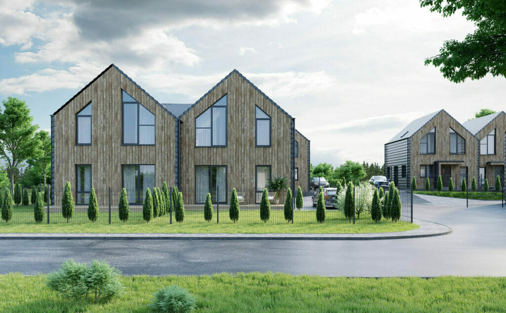 Tarandės pasaka (Mykolo Šulco g. 15, 17, 19, 21) - Rindu mājas - vizualizācija