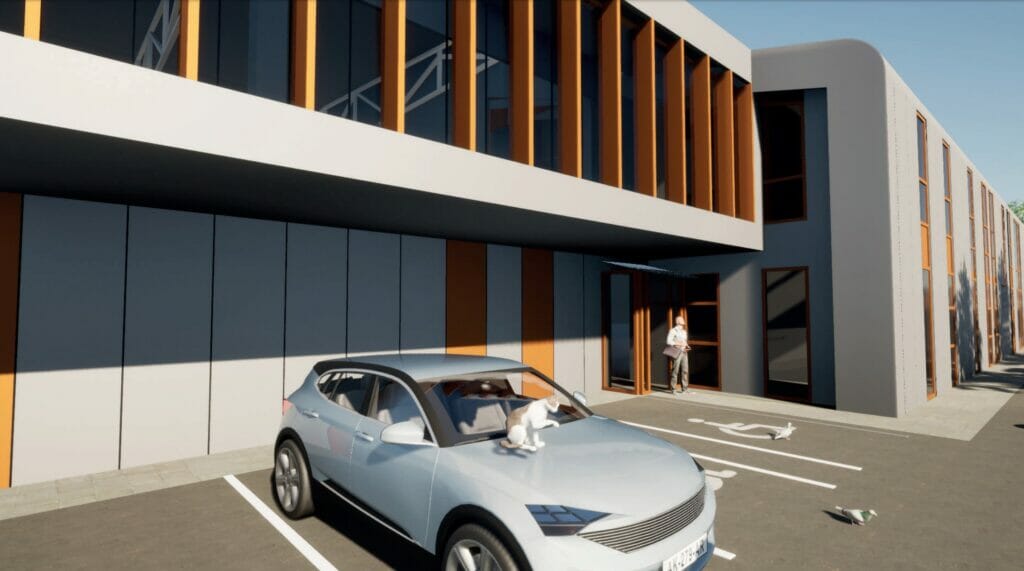 Teniso kortai Telšių g. 17 (Telšių g. 17) - Sporta būve - vizualizācija