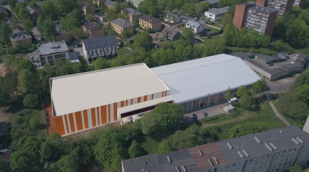 Teniso kortai Telšių g. 17 (Telšių g. 17) - Sporta būve - vizualizācija