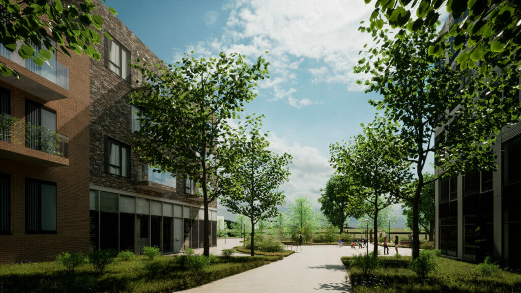 Valge 4d (Valge 4d) - Daudzdzīvokļu nams, Biroju centrs, Cita komerciāla, Cita veselības aprūpe, Cita institucionāla - vizualizācija