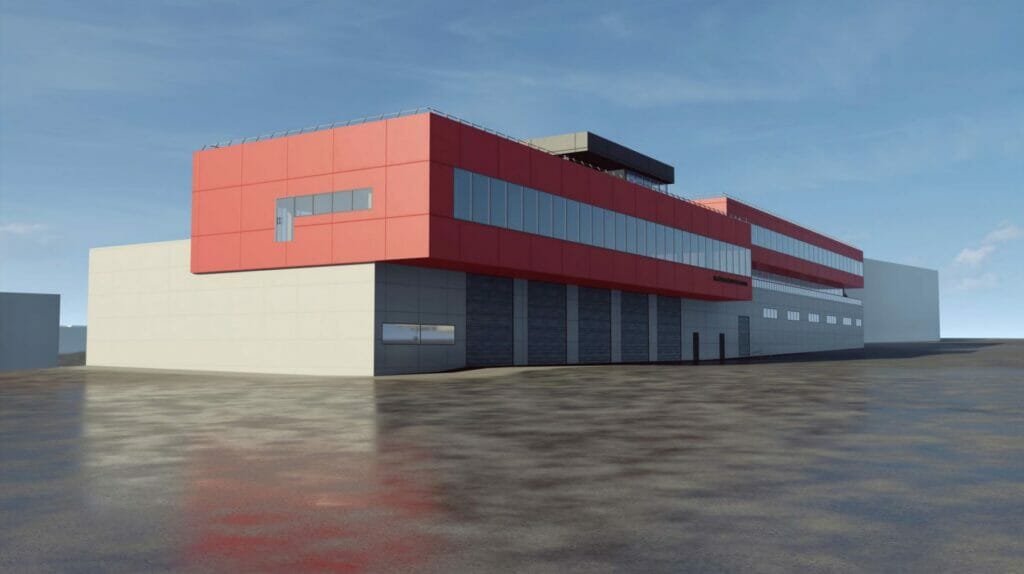 VNO verslo kompleksas (Rodūnios kel.) - Verslo centras, Sandėlys / Platinimo centras - vizualizacija