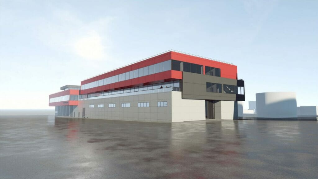 VNO verslo kompleksas (Rodūnios kel.) - Verslo centras, Sandėlys / Platinimo centras - vizualizacija