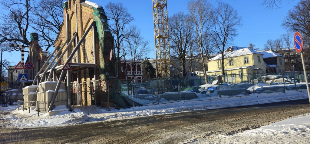 KRASSKY HQ - Zīda Fabrika (Aristida Briāna iela 5) - Showroom / Service center - construction photos