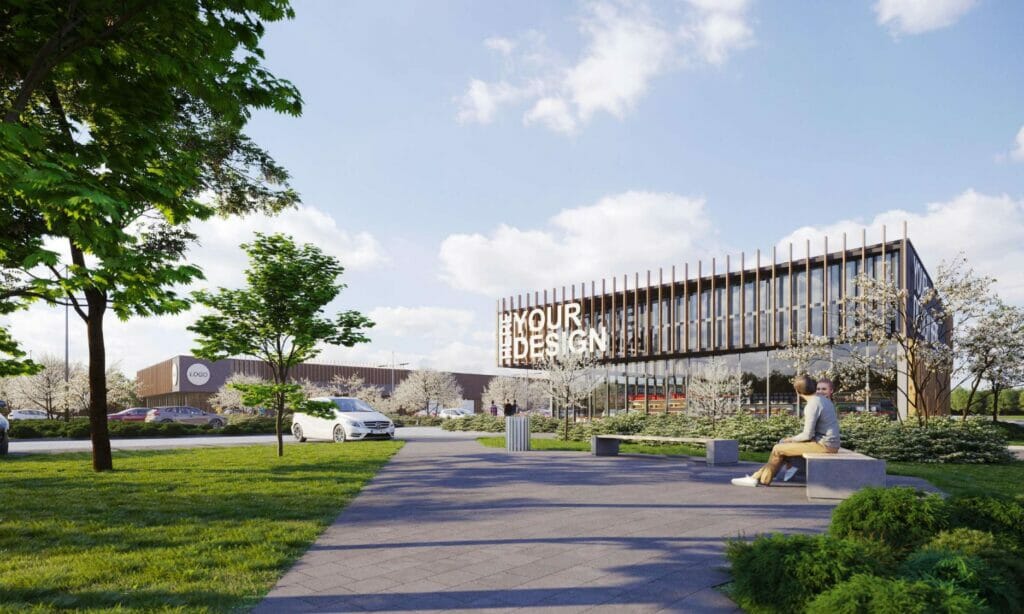 Dangeručio g. 2, 4 (Dangeručio g. 2, 4) - Shopping center - visualization