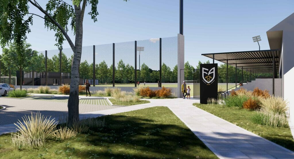 Vilnius Football Academy Bukčių g (Bukčių g. 8A) - Sports field or court - visualization