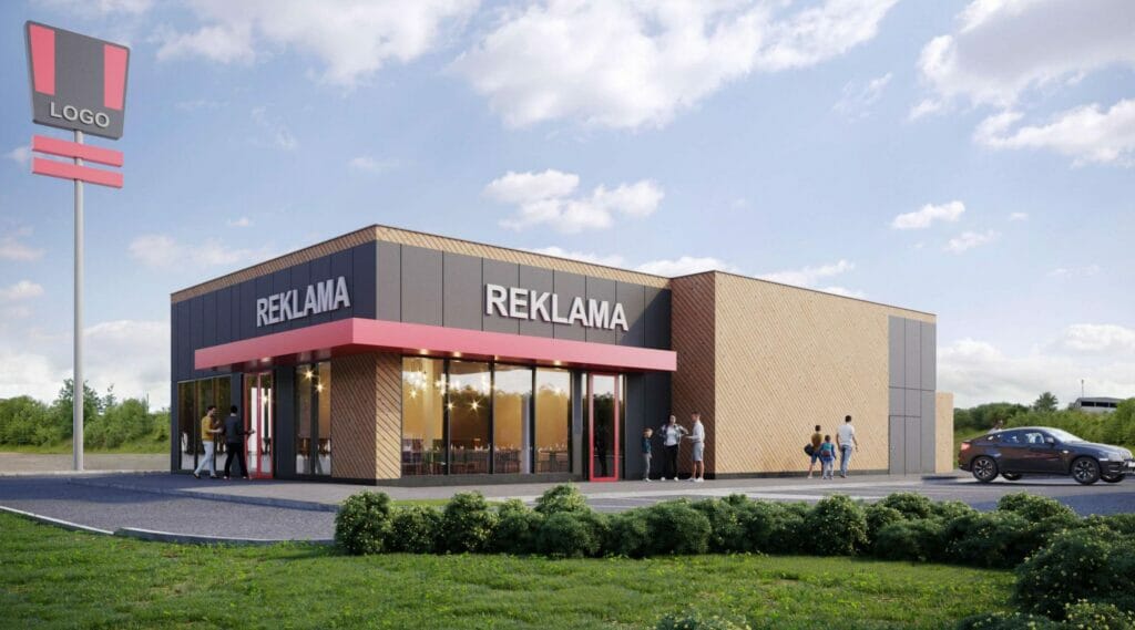 Gariūnų g. 64 (degalinė, greito maisto restoranai, plovykla) (Gariūnų g. 64) - Car wash, Food services, Petrol station - visualization