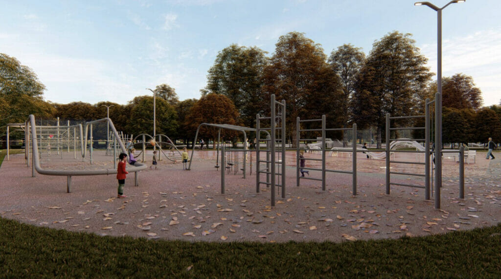 Giraitės sporto ir laisvalaikio parkas (Akacijų g. 1A, Giraitės k.) - Park - visualization