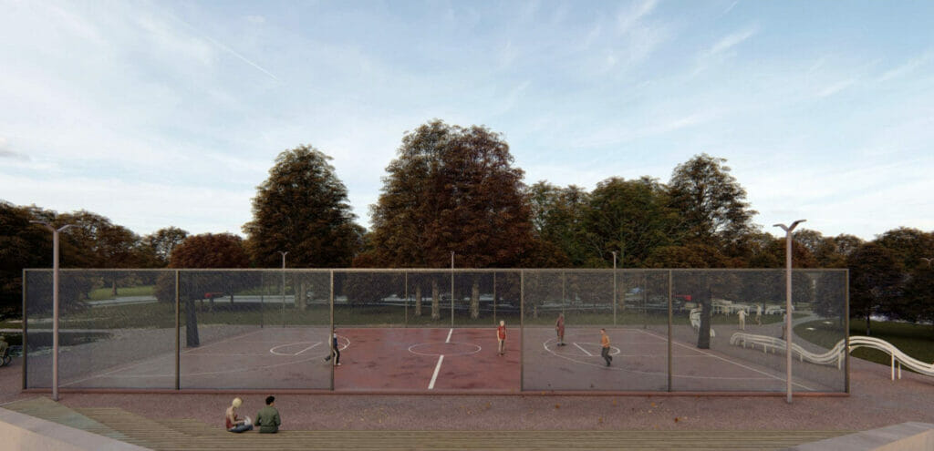 Giraitės sporto ir laisvalaikio parkas (Akacijų g. 1A, Giraitės k.) - Park - visualization