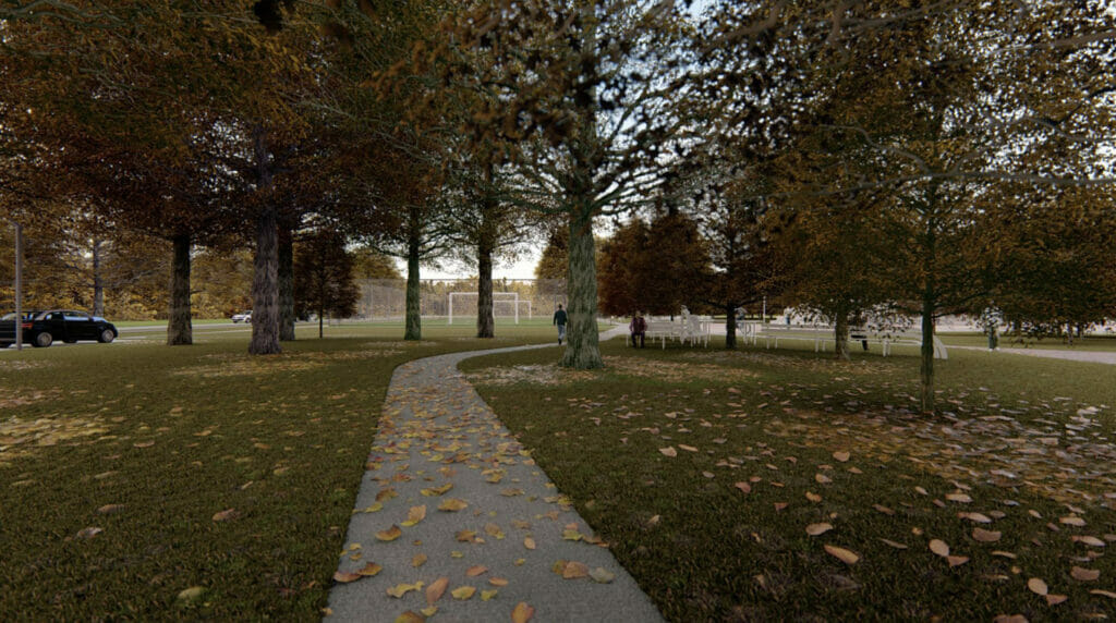 Giraitės sporto ir laisvalaikio parkas (Akacijų g. 1A, Giraitės k.) - Park - visualization