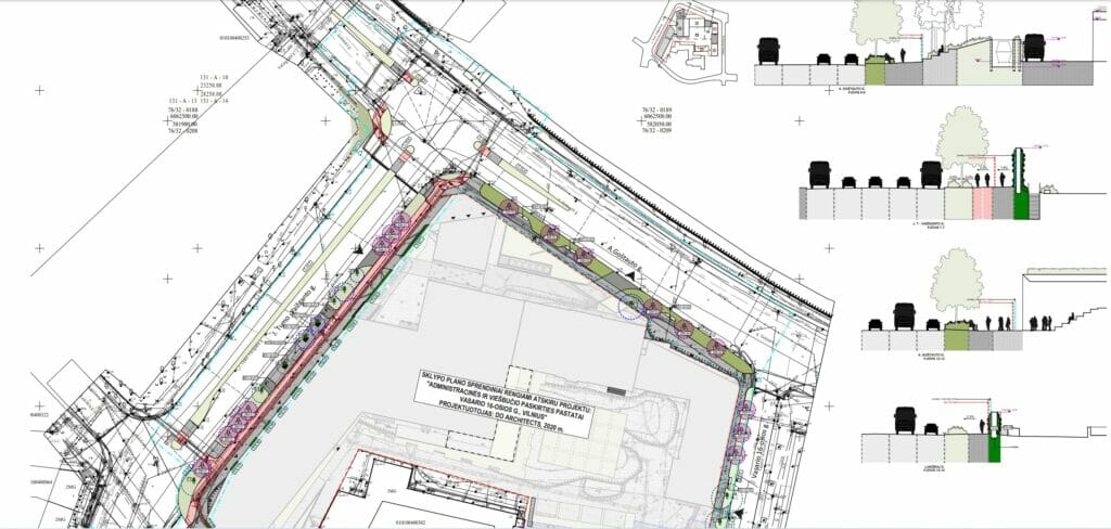 J. Tumo-Vaižganto g., A. Goštauto g., Vasario 16-osios g. (J. Tumo-Vaižganto g., A. Goštauto g., Vasario 16-osios g.) - Jalgrattatee, Tänav - visuaalne