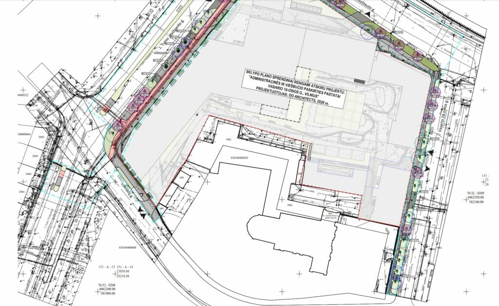 J. Tumo-Vaižganto g., A. Goštauto g., Vasario 16-osios g. (J. Tumo-Vaižganto g., A. Goštauto g., Vasario 16-osios g.) - Jalgrattatee, Tänav - visuaalne