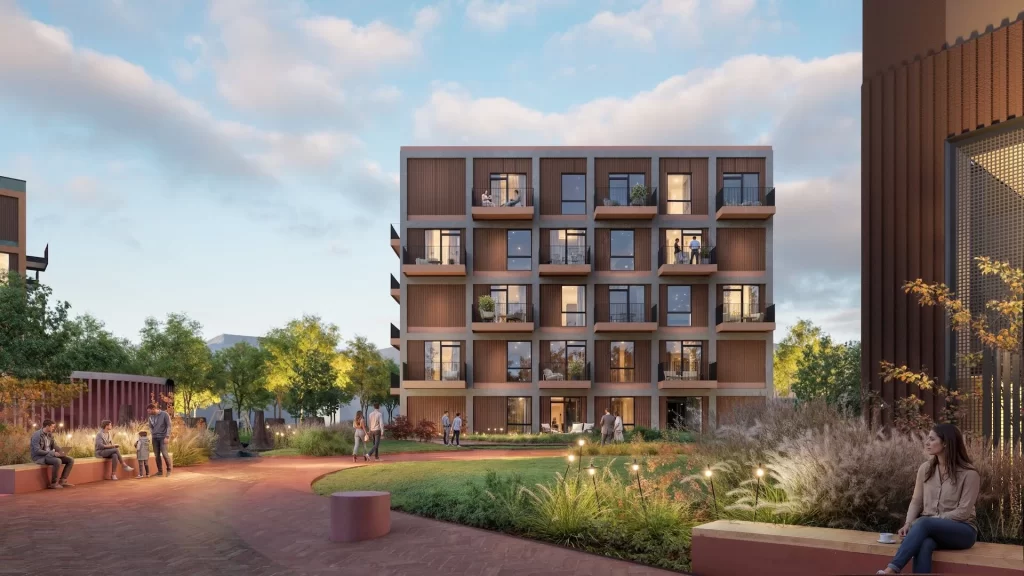 Migdolų namai (Justiniškių g. 134) - Korterelamu - visuaalne