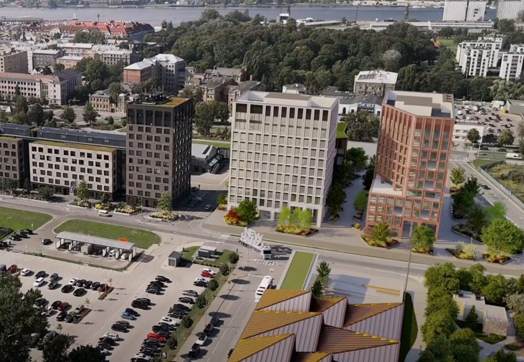 Mihaila Tāla iela 3 (Mihaila Tāla iela 3) - Office center, Parking facility - visualization