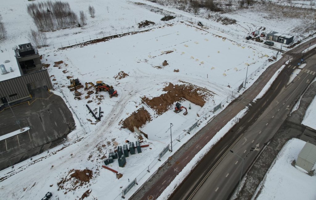Dangeručio g. 2, 4 (Dangeručio g. 2, 4) - Shopping center - construction photos