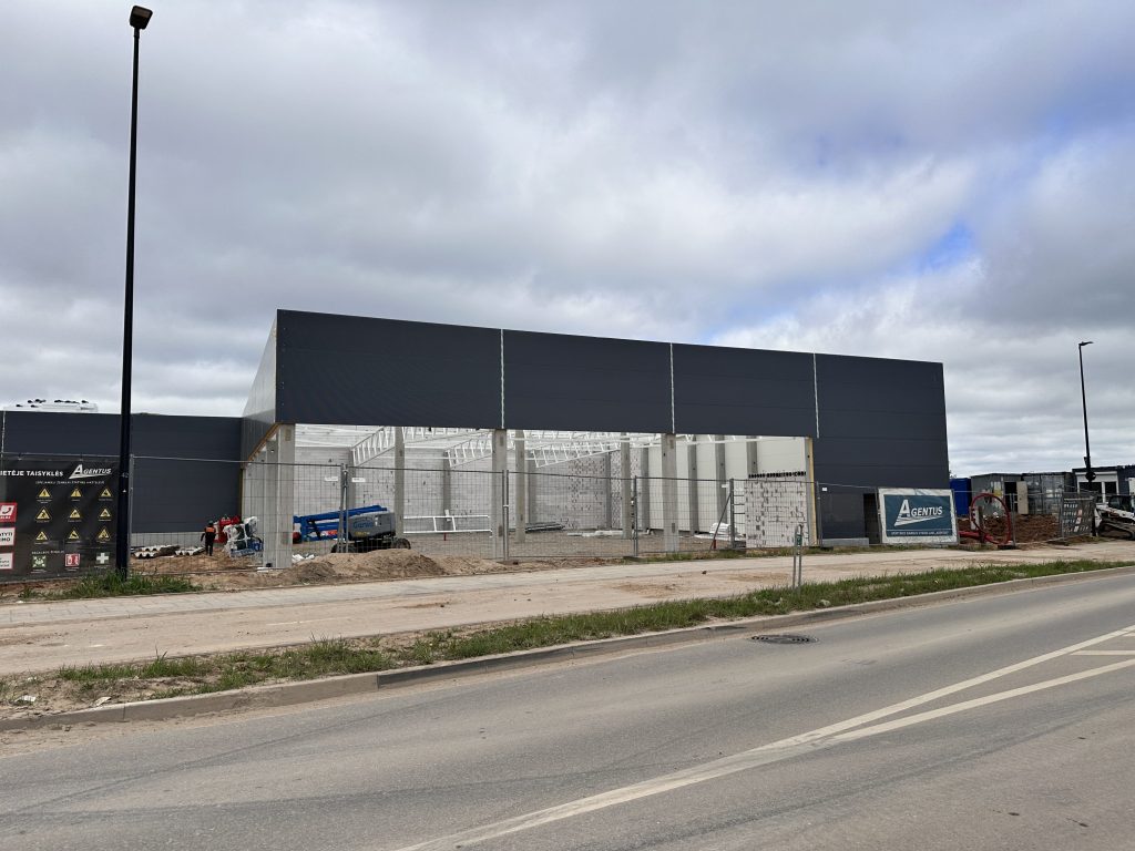 Dangeručio g. 2, 4 (Dangeručio g. 2, 4) - Shopping center - construction photos