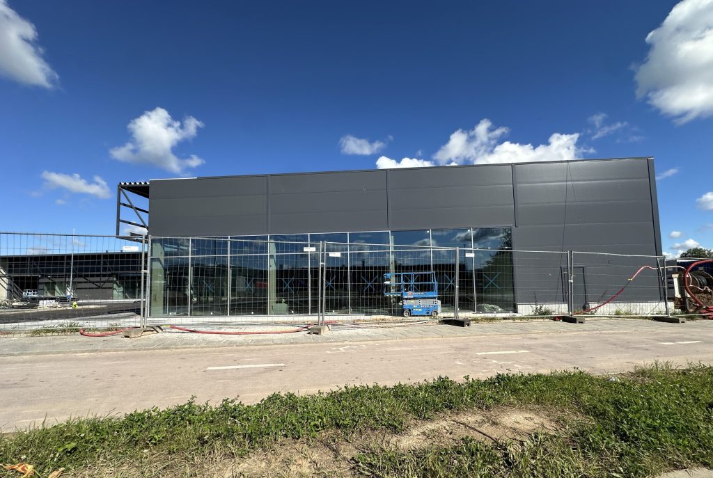 Dangeručio g. 2, 4 (Dangeručio g. 2, 4) - Shopping center - construction photos