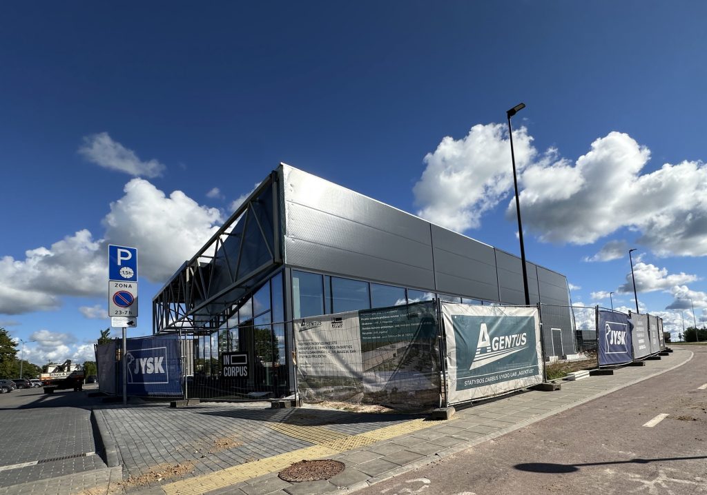 Dangeručio g. 2, 4 (Dangeručio g. 2, 4) - Shopping center - construction photos